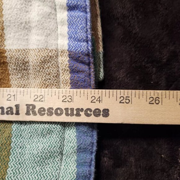 Women's Kavu Flannel Shirt Jacket Shacket Quilted Lined Colorful Button Up - M - Picture 8 of 9